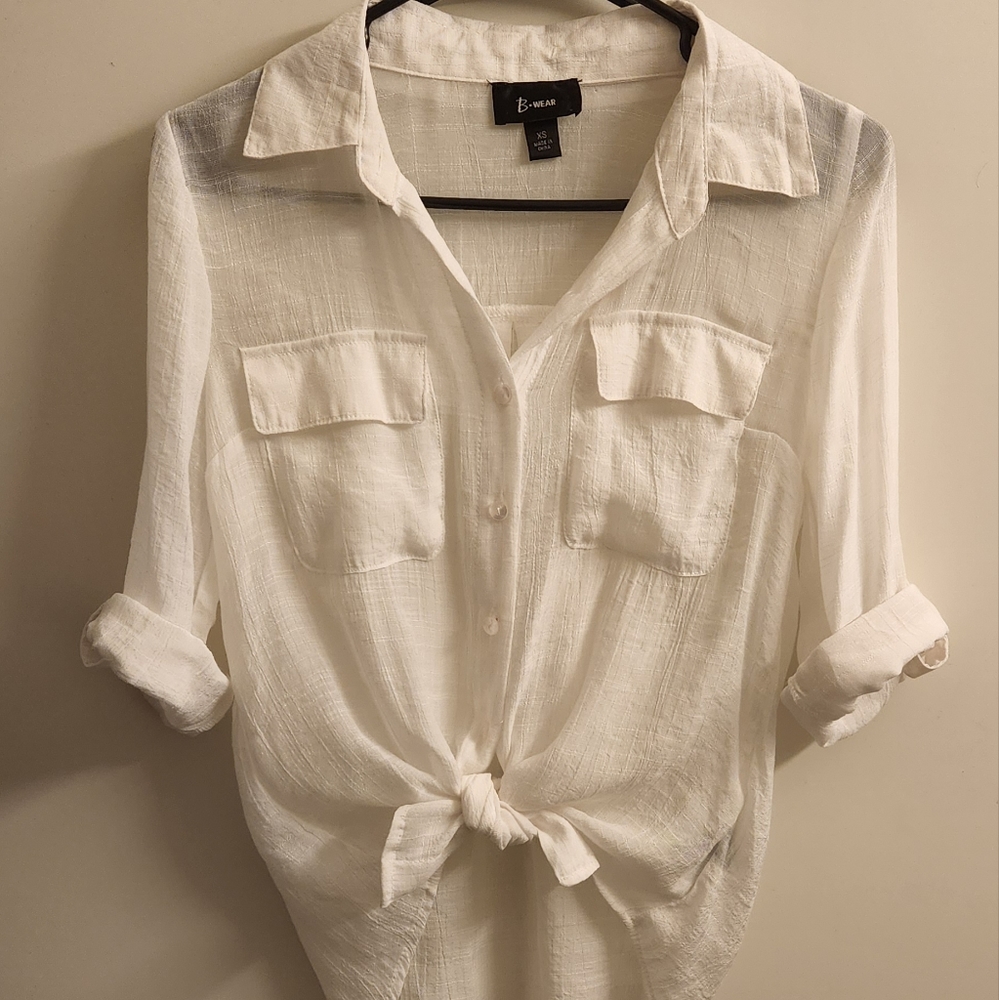 White button up